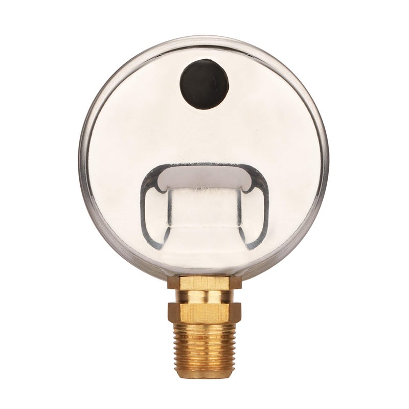 MEASUREMAN 1-1/2" Dial Size, Glycerin Filled Fuel Pressure Gauge, 304 Stainless Steel case, 0-15Psi, +/-3-2-3%, 1/8" NPT Lower Mount - Image 5